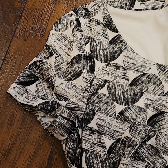 NYDJ Faux Wrap Sheath Dress - Picture 3 of 6